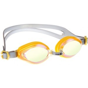 Detské plavecké okuliare mad wave aqua rainbow goggles junior žltá