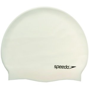 Plavecká čiapočka speedo plain flat silicon cap biela