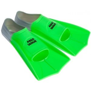 Plavecké plutvy mad wave short training fins green 35/36