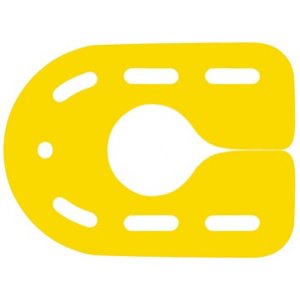 Plavecká doska matuska dena rehabilitation float žltá