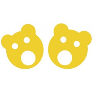Nadľahčovacie krúžky matuska dena bear rings 160x27mm žltá