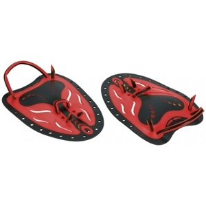 Plavecké packy aquafeel paddles red/black m