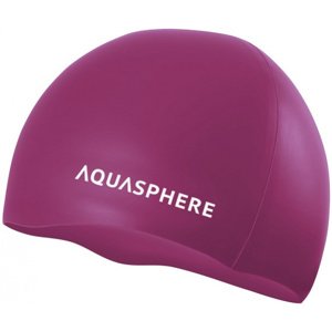 Plavecká čiapka aqua sphere plain silicone cap ružová